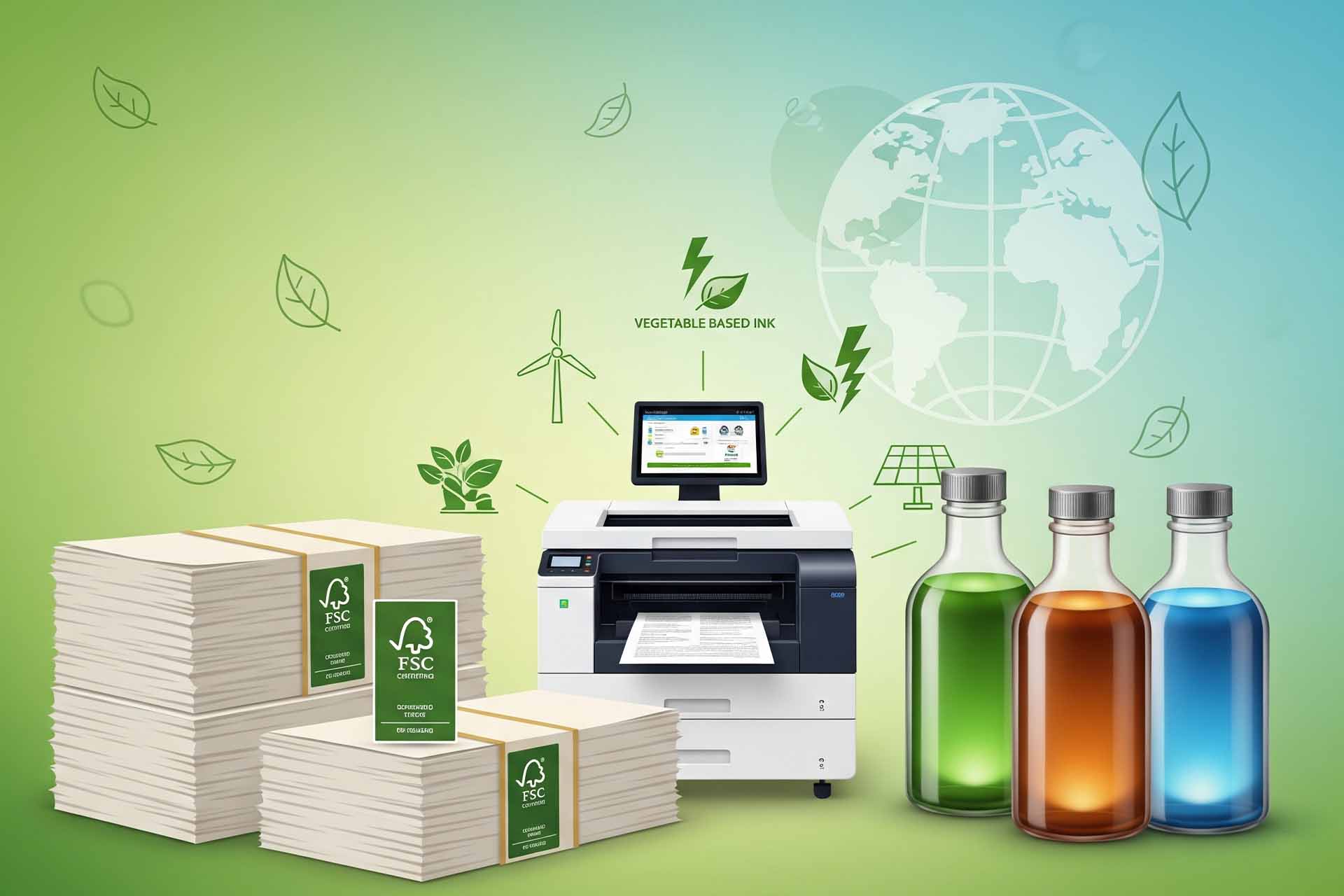 مواد الطباعة المستدامة