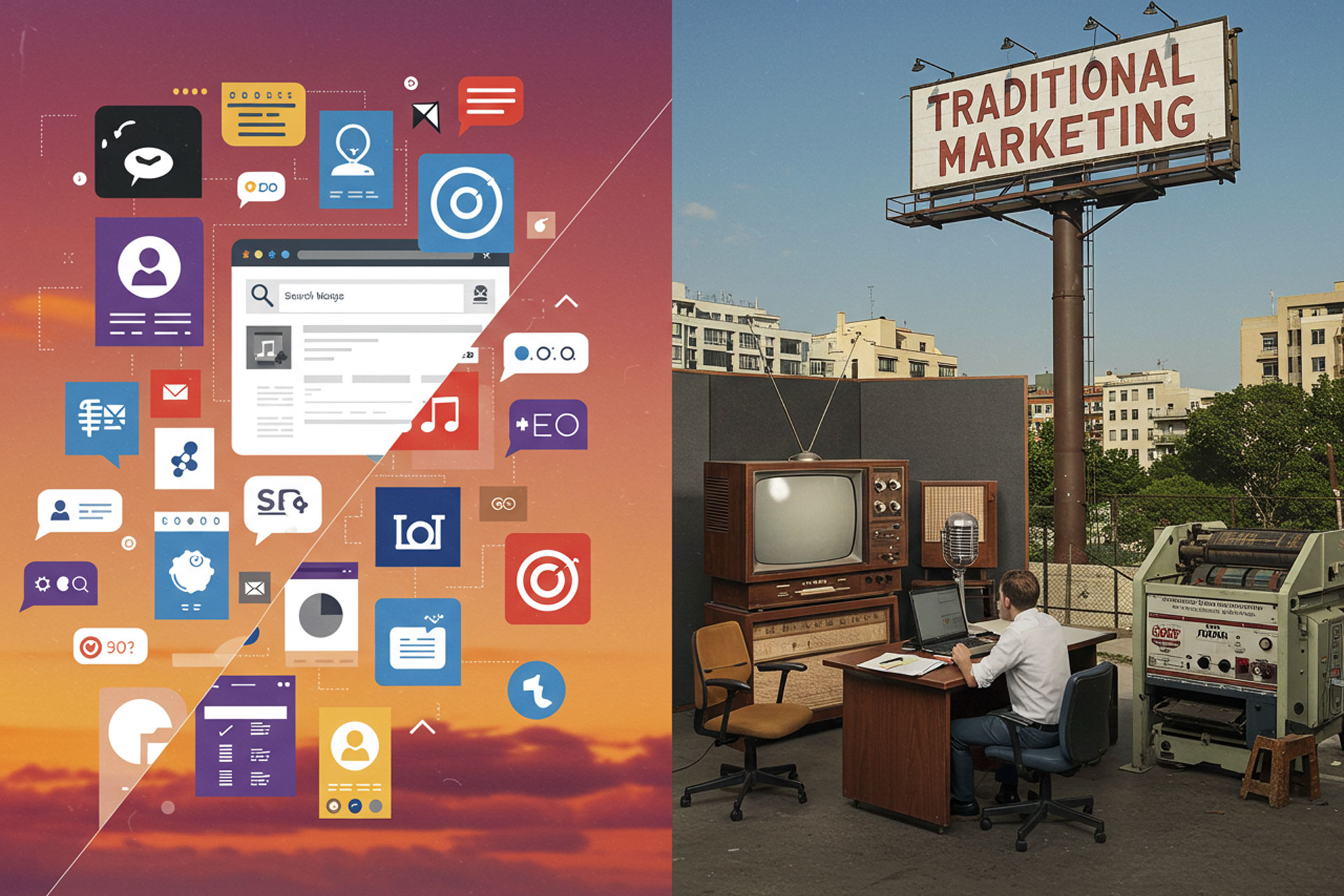 Digital Marketing vs. Traditional Marketing